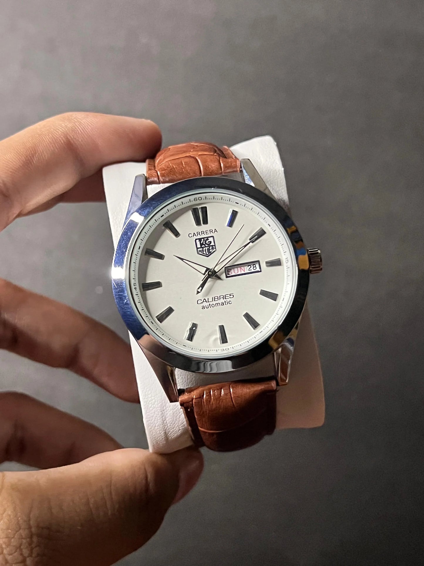 Tag Heuer | 39mm | Day Date | Leather Straps