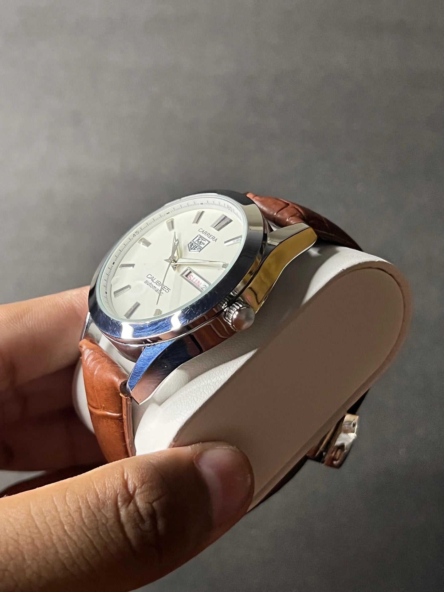 Tag Heuer | 39mm | Day Date | Leather Straps