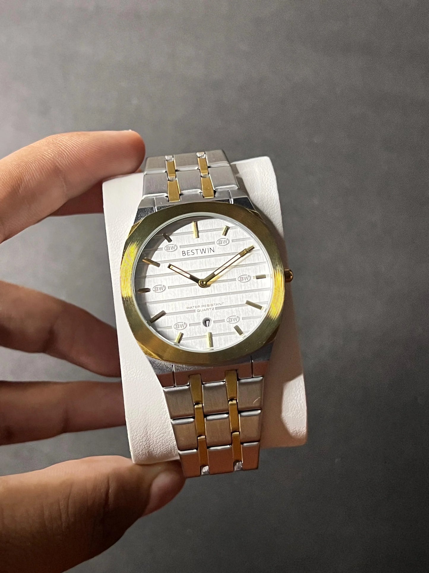 Bestwin | Quartz | Stainless Steel | Texture Dial