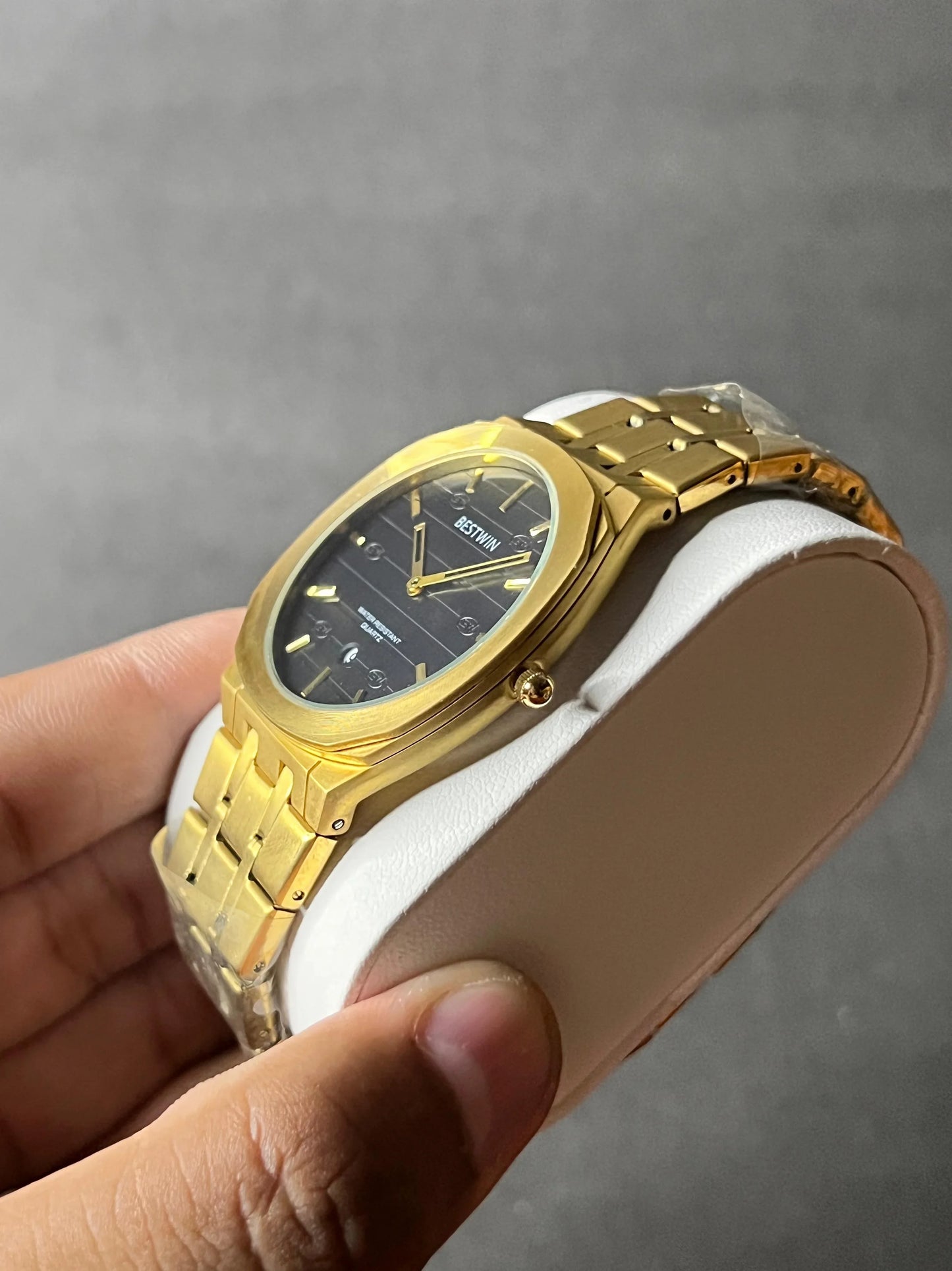 Bestwin | Quartz | Stainless Steel | Texture Dial