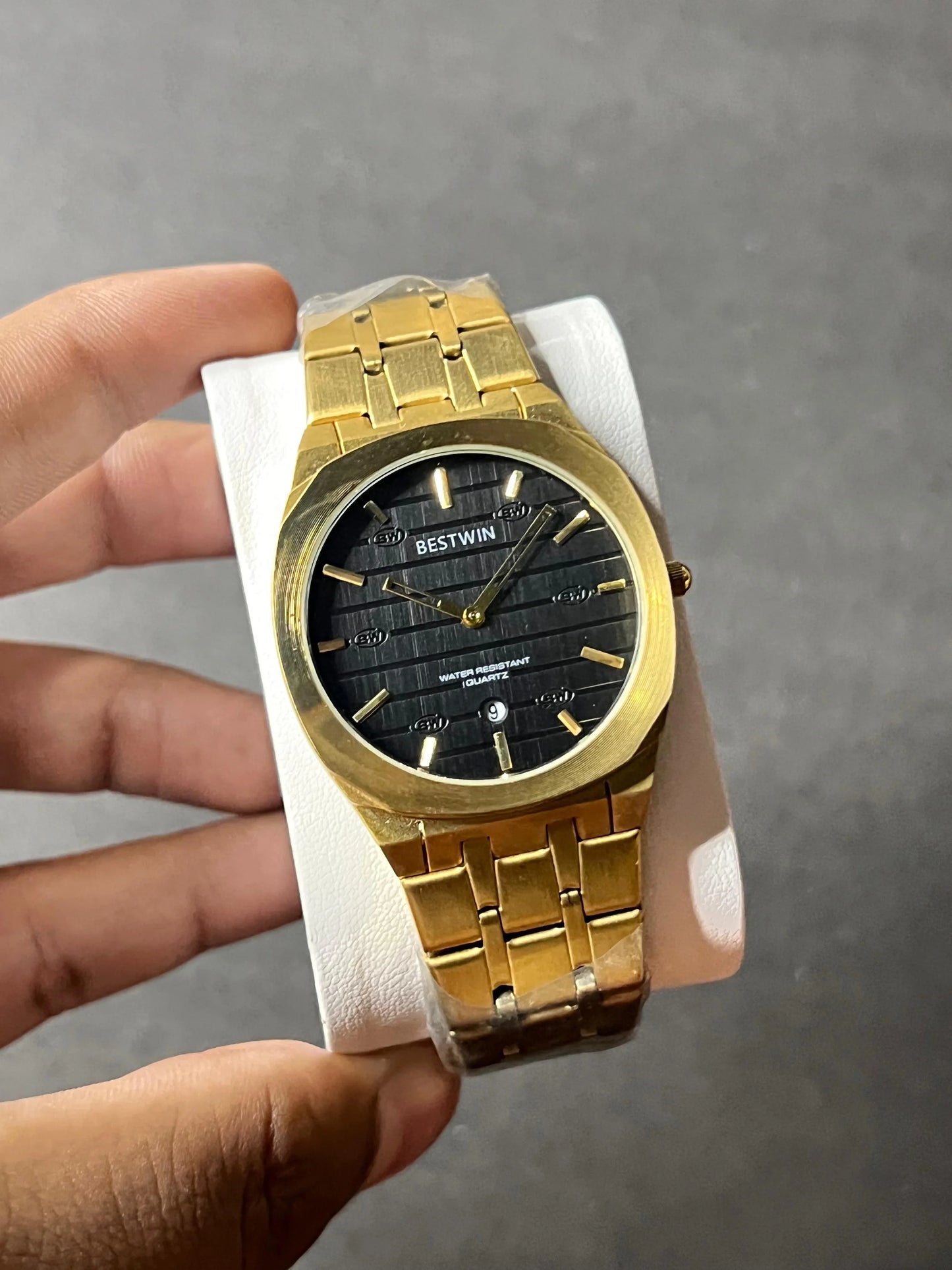 Bestwin | Quartz | Stainless Steel | Texture Dial