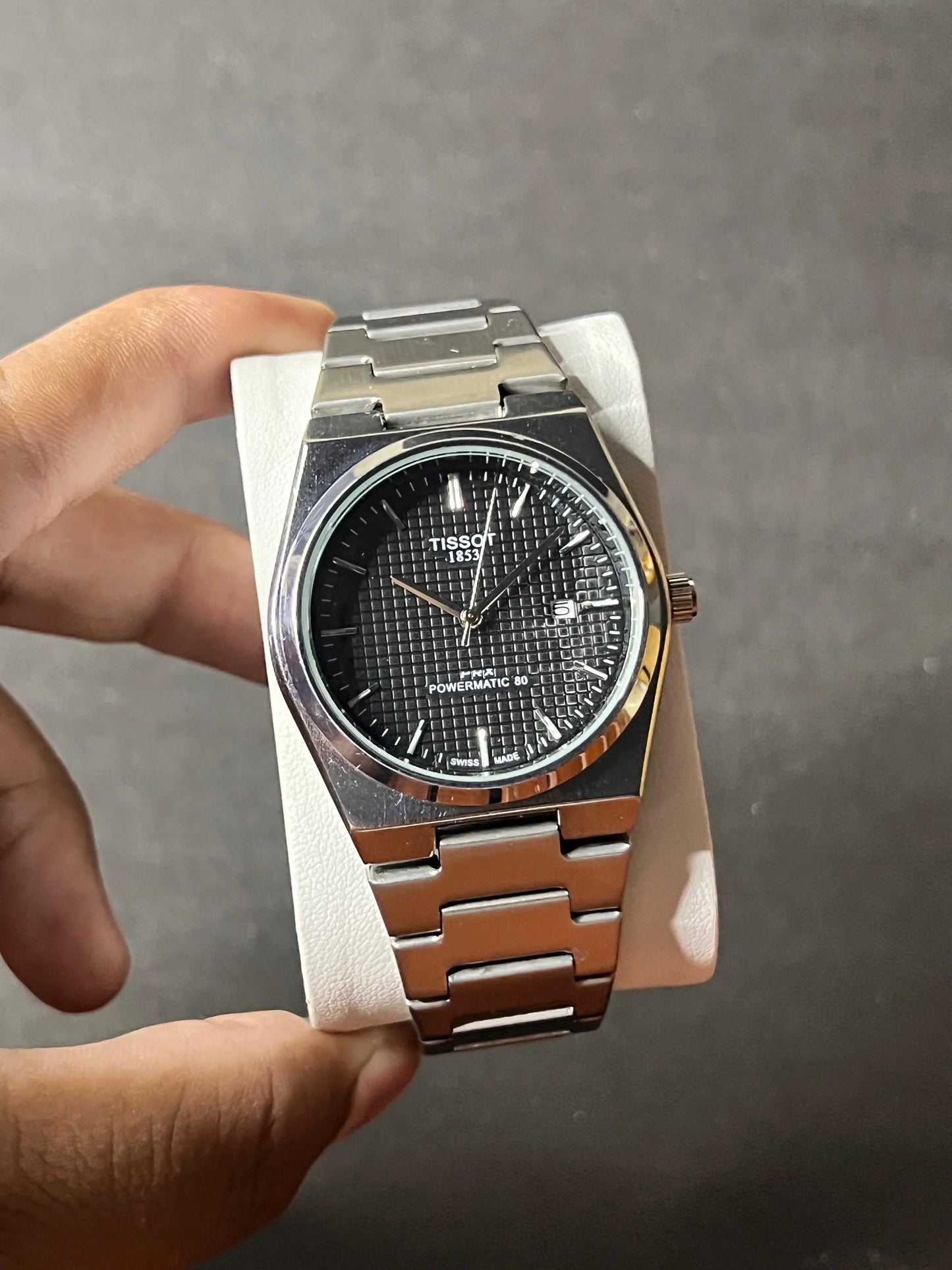 Tissot Prx | Quartz | Silver Chain | Texture Dial